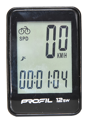 cyklocomputer PROFIL-1501 12SW bezdrátový černý