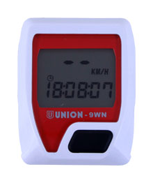 cyklocomputer UNION-9W bezdrátový bílý