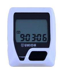 cyklocomputer UNION-5 bílý