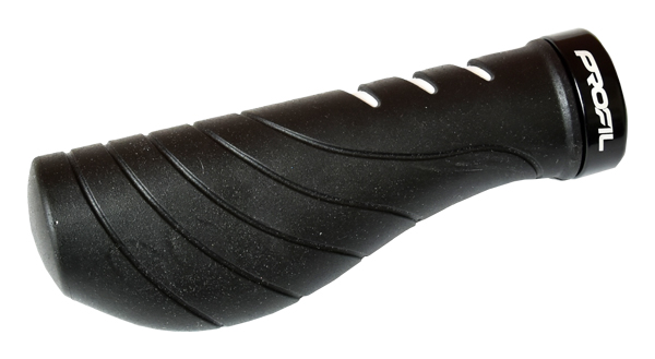 gripy PROFIL VLG-1389 ergonom. černo-bílý GEL