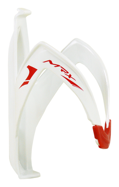 košík na láhev MRX YBC-01 FIBERGLASS bílo-červený