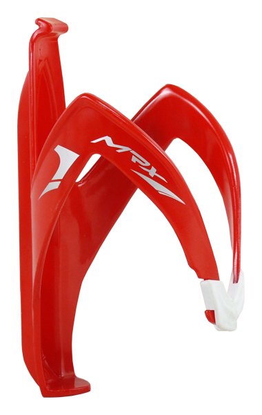 košík na láhev MRX YBC-01 FIBERGLASS červeno-bílý