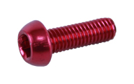 šroub na košík TL203A Al červený