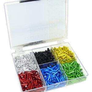 sada koncovek lanka SACCON, 6 barev /600ks/ box