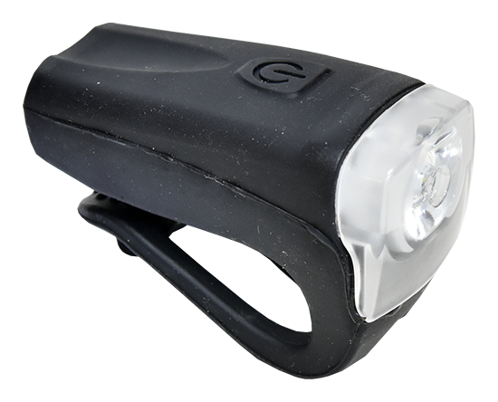 světlo přední PROFIL JY-378FU silicon 3WUSB černé