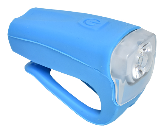 světlo přední PROFIL JY-378FU silicon 3WUSB modré