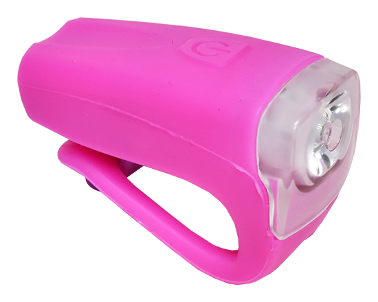 světlo přední PROFIL JY-378FC silicon 3W růžové