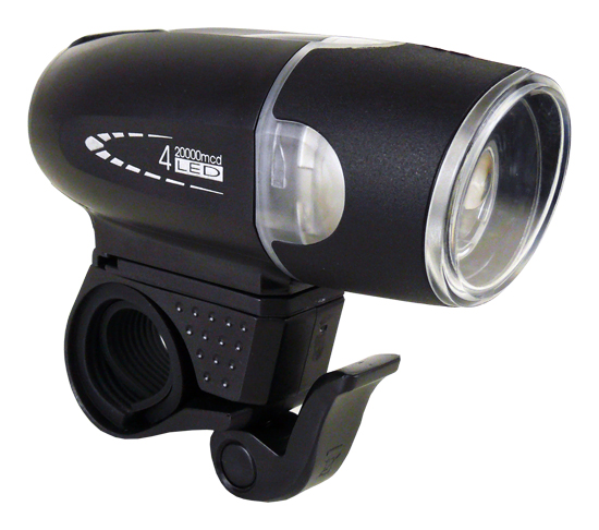 světlo přední MOON SHL-06 4LED 30lm černé