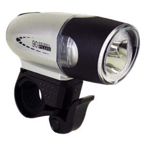 světlo přední MOON SHL-06L Luxeon LED 90lm stříbr