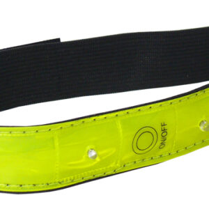 reflexní pásek PROFIL JY-1008, blikací 4x LED žlutý