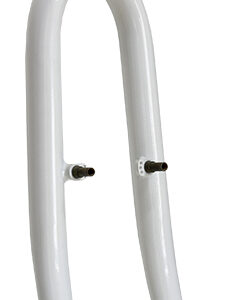 vidlice 28" 1 1/8"-255, 480mm Fe bílá V-brake