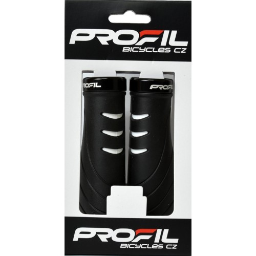 gripy PROFIL VLG-1389 ergonom. černo-bílý GEL - Image 2
