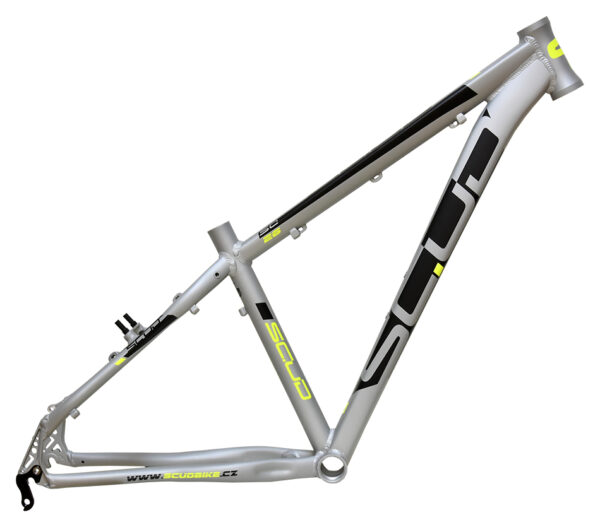 rám 26" SCUD 9SC 17" ocel-černo-žlutý