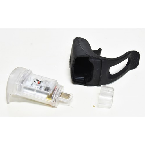 světlo přední PROFIL JY-378FU silicon 3WUSB růžové - Image 2