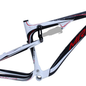 rám 26' MRX carbon-full 19' černo-bílo-červený